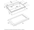 Мойка Paulmark STEPIA 80, IT-GRANIT + ролл-мат STEP брашированная нержавеющая сталь PM117551-WH+R375-BS 4