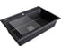 Мойка Paulmark STEPIA 80, IT-GRANIT + ролл-мат STEP брашированная нержавеющая сталь PM117551-AN+R375-BS 2