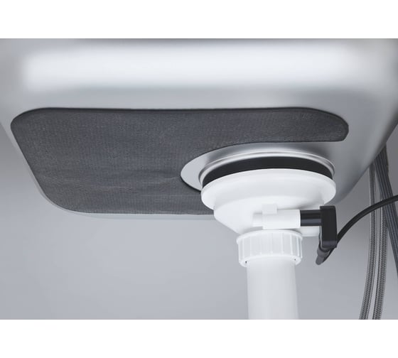 Мойка Grohe K400 45 -S 86/50 1.0 из нержавеющей стали, с корзинчатым вентилем 31566SD0
