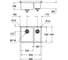 Мойка Grohe K700U 60-S 58,5/44 1.5 из нержавеющей стали, 1,5 чаши, основная чаша слева 31577SD0 3