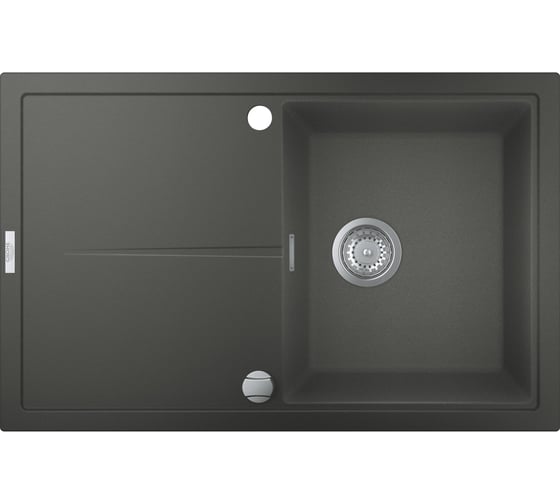Композитная мойка Grohe K400 50-C 78/50 1.0 с одной чашей и крылом, оборачиваемая 31639AT0 1