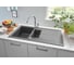 Композитная мойка Grohe K400 60-C 100/50 1.5 с 1,5 чашей и крылом, оборачиваемая 31642AT0 3
