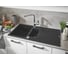 Композитная мойка Grohe K500 60-C 100/50 1.5 с 1,5 чашей и крылом, оборачиваемая 31646AP0 3