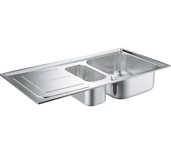 Мойка Grohe K300 60 -S 97/50 1.5 из нержавеющей стали, с корзинчатым вентилем 31564SD0