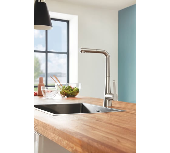 Мойка Grohe K700 Sink 60 -S 55/45 1.0 из нержавеющей стали, 1 чаша 31726SD0