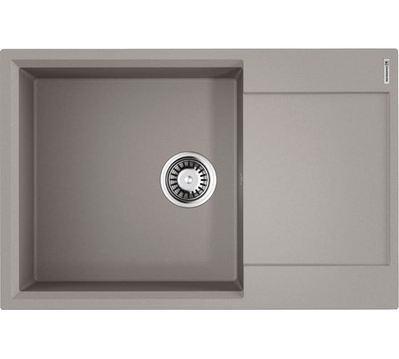 Кухонная мойка Omoikiri Daisen 78-LB-GR Artgranit/Leningrad Grey 4993690 1