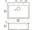 Кухонная мойка Omoikiri Tedori-68-WH Tetogranit/белый 4993967 2