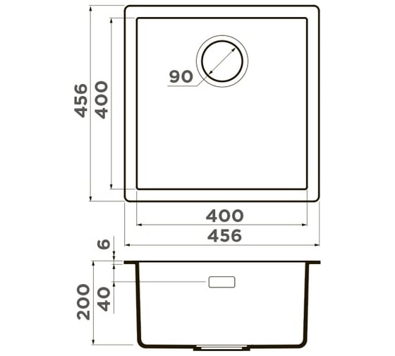 Кухонная мойка Omoikiri Yamakawa 45-U/I-GR Artceramic/Leningrad Grey 4993778