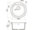 Кухонная мойка Omoikiri Yasugata 48R-WH Tetogranit/белый 4993133 2