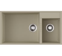 Кухонная мойка Omoikiri Tedori 85-2-U-BE Tetogranit/ваниль 4993941