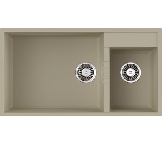 Кухонная мойка Omoikiri Tedori 85-2-U-BE Tetogranit/ваниль 4993941