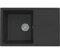 Мойка для кухни Teymi 74х48 черная матовая Hanna Smart T120116 ЦБ-00269781