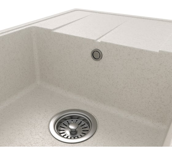 Мойка кухонная Teymi Hanna 75x50, черная матовая T120113 ЦБ-00269769 ЦБ-00269769