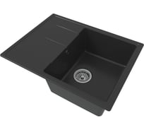 Мойка для кухни Teymi 62х48 черная матовая Hanna Smart T120112 ЦБ-00269764 ЦБ-00269765