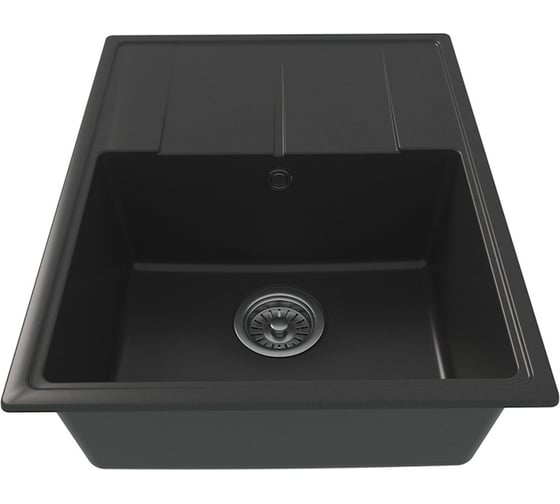 Мойка для кухни Teymi 62х48 черная матовая Hanna Smart T120112 ЦБ-00269764 ЦБ-00269765