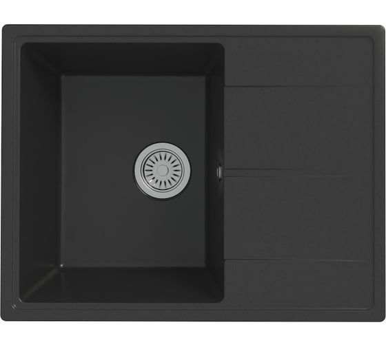 Мойка для кухни Teymi 62х48 черная матовая Hanna Smart T120112 ЦБ-00269764 ЦБ-00269765