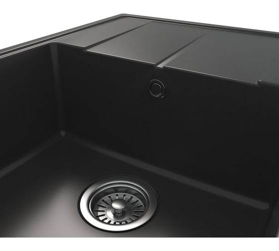 Мойка для кухни Teymi 62х48 черная матовая Hanna Smart T120112 ЦБ-00269764 ЦБ-00269765