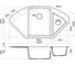 Кухонная мойка Omoikiri Sakaime 105C-BL Tetogranit/черный 4993123 2