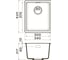 Кухонная мойка Omoikiri Kata 34-U-BL Artgranit/черный 4993382 2