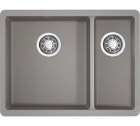 Кухонная мойка Omoikiri Kata 55-2-U-GR Artgranit/Leningrad Grey 4993390