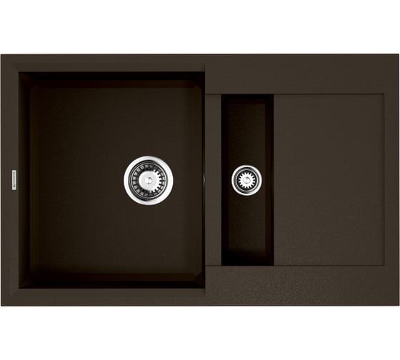 Кухонная мойка Omoikiri Sakaime 78-2-DC Tetogranit/темный шоколад 4993198