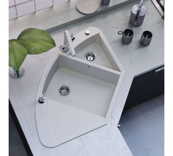Кухонная мойка Omoikiri Sakaime 105C-WH Tetogranit/белый 4993137