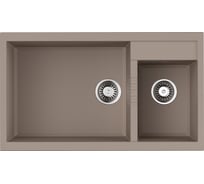 Мойка Omoikiri Tedori 86-2-LB-SA Tetogranit/бежевый 4993934