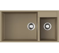 Мойка Omoikiri Tedori 85-2-U-CH Tetogranit/шампань NEW 4993945