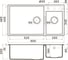 Мойка Omoikiri Tedori 85-2-U-CH Tetogranit/шампань NEW 4993945 2