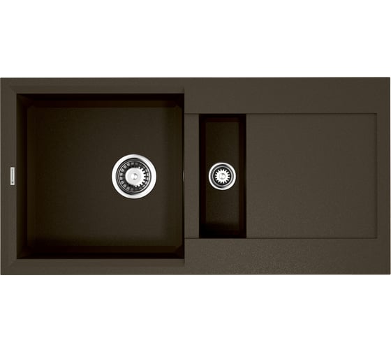 Кухонная мойка Omoikiri Sakaime 86-2-DC Tetogranit/темный шоколад 4993201 1