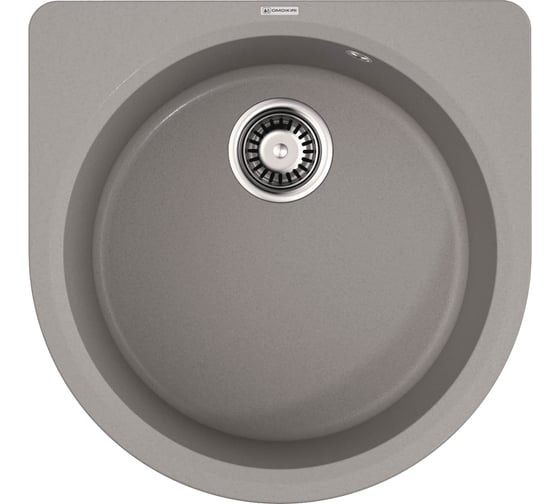 Кухонная мойка Omoikiri Akegata 51-GR Artgranit/Leningrad grey 4993756 1