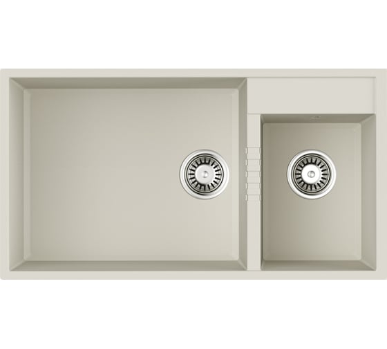 Мойка Omoikiri Tedori 85-2-U-WH Tetogranit/белый NEW 4993943