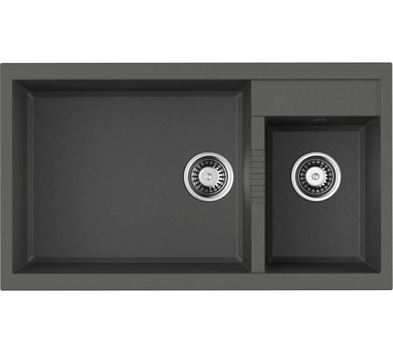 Мойка Omoikiri Tedori 86-2-LB-PL Tetogranit/платина 4993939