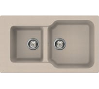 Кухонная мойка Omoikiri Maru 86-2-SA Tetogranit/бежевый 4993286