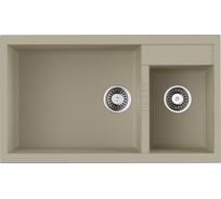 Мойка Omoikiri Tedori 86-2-LB-BE Tetogranit/ваниль 4993933