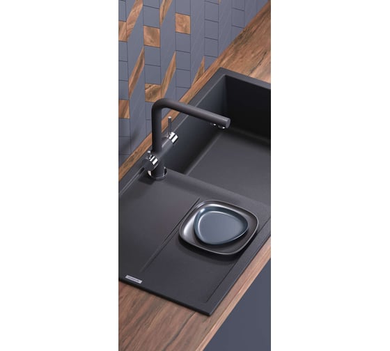 Кухонная мойка Omoikiri Sumi 100-BL Tetogranit/черный 4993654