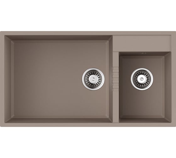 Мойка Omoikiri Tedori 85-2-U-SA Tetogranit/бежевый NEW 4993942