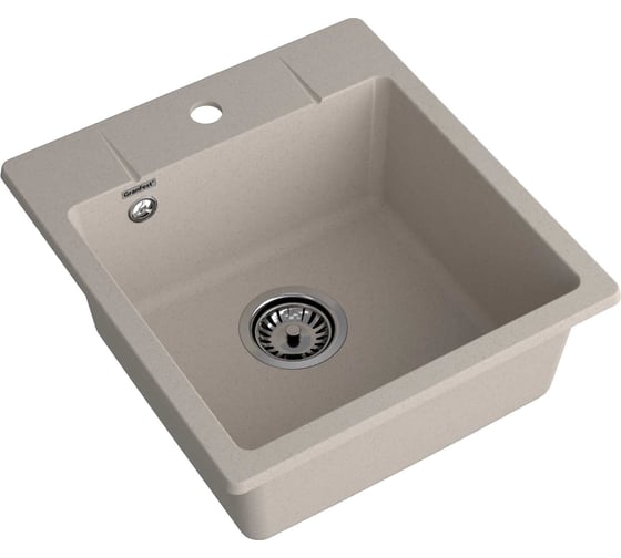 Мойка GranFest URBAN 245 1 чаша, 450х490 мм GF-UR-245 песочный