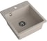 Мойка GranFest URBAN 245 1 чаша, 450х490 мм GF-UR-245 песочный 2