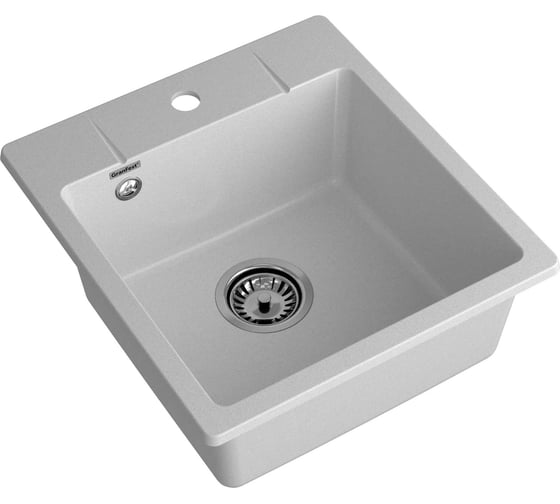 Мойка GranFest URBAN 245 1 чаша, 450х490 мм GF-UR-245 серый