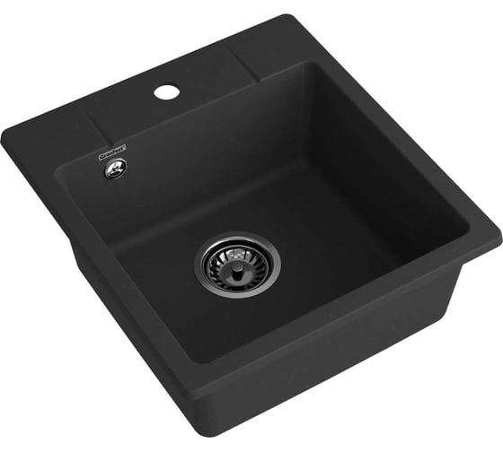 Мойка GranFest URBAN 245 1 чаша, 450х490 мм GF-UR-245 черный
