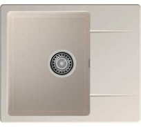 Мойка GranFest URBAN 258L 1 чаша+крыло, 580х490 мм GF-UR-258L белый