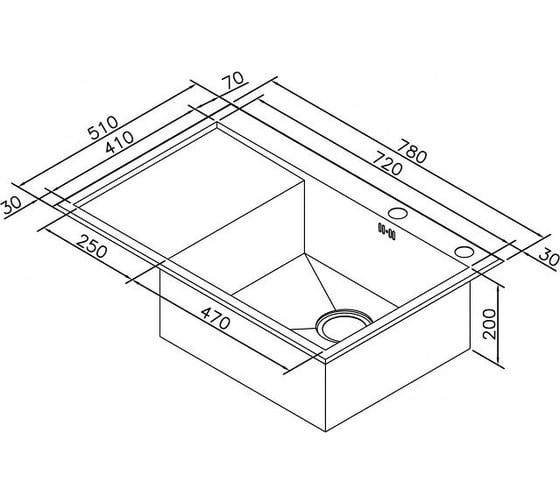 Кухонная мойка ZorG HD 7851- R