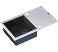Кухонная мойка ZorG GL-7851-WHITE-GRAFIT