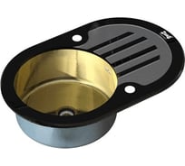 Кухонная мойка ZorG GL-7851-OV-BLACK-BRONZE