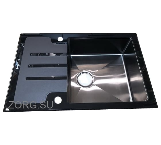 Кухонная мойка ZorG GL-7851-BLACK