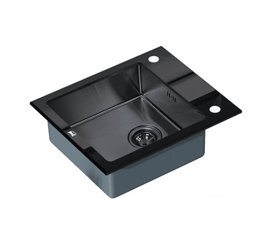 Кухонная мойка ZorG GL-6051-BLACK-GRAFIT