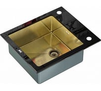Кухонная мойка ZorG GL-6051-BLACK-BRONZE