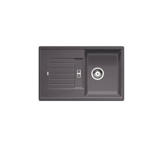 Мойка BLANCO ZIA 45S SILGRANIT темная скала 518937
