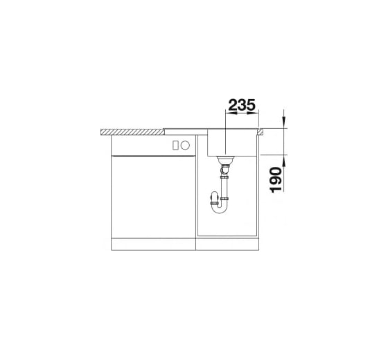 Мойка BLANCO ZIA 45 S Compact PuraDur белый 524725